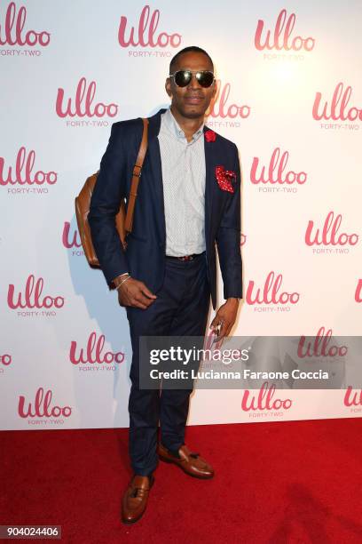 Dartes Kelly attends Ulloo 42 Launch Party on January 11, 2018 in Los Angeles, California.