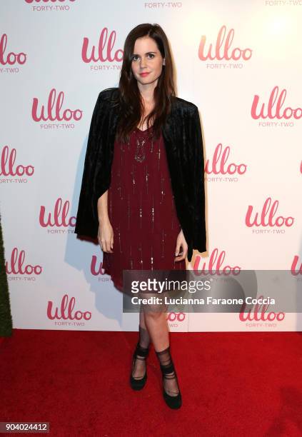 Ashley Sutton attends Ulloo 42 Launch Party on January 11, 2018 in Los Angeles, California.