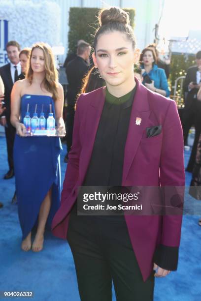 Liz Hannah attends the 23rd Annual Critics' Choice Awards on January 11, 2018 in Santa Monica, California.