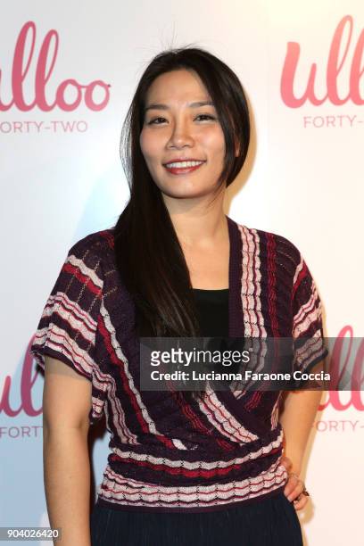 Actor Vivian Ahn attends Ulloo 42 Launch Party on January 11, 2018 in Los Angeles, California.