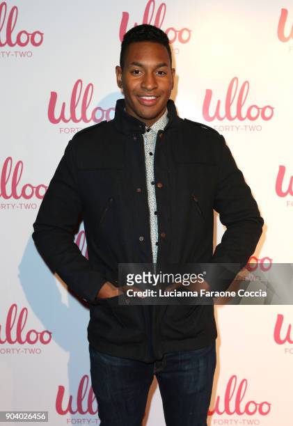 Zander Holefield attends Ulloo 42 Launch Party on January 11, 2018 in Los Angeles, California.