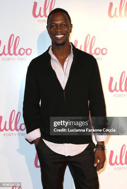 Actor Newton Mayenge attends Ulloo 42 Launch Party on January 11, 2018 in Los Angeles, California.