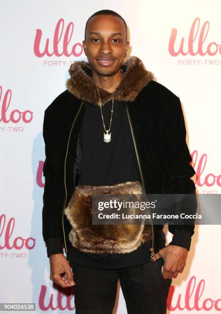 Rashaad Dunn attends Ulloo 42 Launch Party on January 11, 2018 in Los Angeles, California.