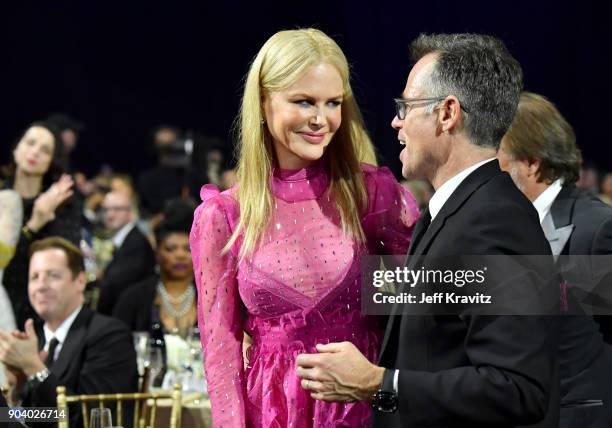 Actor Nicole Kidman attends The 23rd Annual Critics' Choice Awards at Barker Hangar on January 11, 2018 in Santa Monica, California.