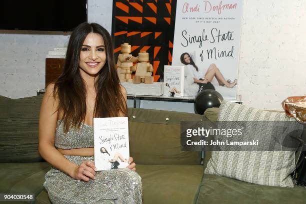 Andi Dorfman celebrates her new book "Single State Of Mind" at Moxy Times Square on January 11, 2018 in New York City.