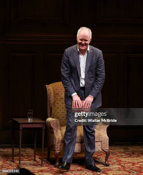 John Lithgow during the Broadway Opening Night Performance Curtain Call of "John Lithgow: Stories by Heart" at the American Airlines Theatre on...