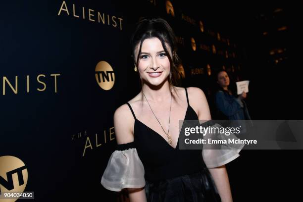 Savannah Outen attends The Alienist - LA Premiere Event at Paramount Studios on January 11, 2018 in Hollywood, California. 26144_017