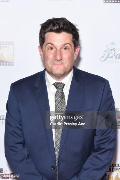 Michael Showalter attends The Inaugural Los Angeles Online Film Critics Society Award Ceremony - Arrivals at Taglyan Complex on January 10, 2018 in...