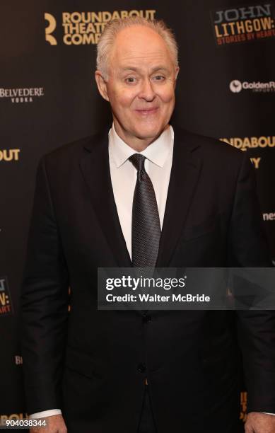 John Lithgow attends the Broadway Opening Night Performance After Party of "John Lithgow: Stories by Heart" at the American Airlines Theatre on...