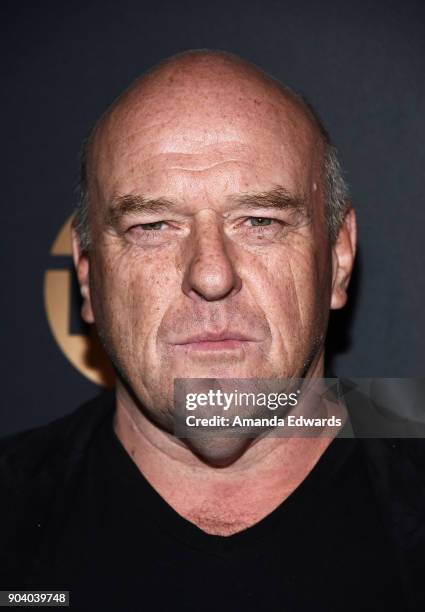 Actor Dean Norris arrives at the premiere of TNT's "The Alienist" at The Paramount Lot on January 11, 2018 in Hollywood, California.