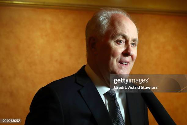 Actor John Lithgow attends opening night of "John Lithgow: Stories By Heart" at American Airlines Theatre on January 11, 2018 in New York City.