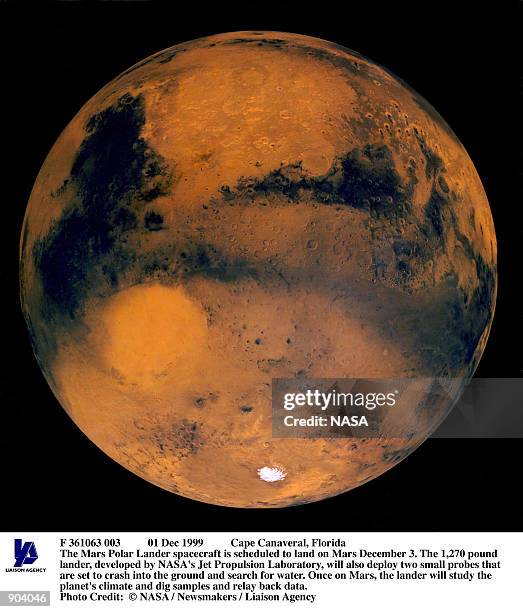Dec 1999 Cape Canaveral, Florida The Mars Polar Lander spacecraft is scheduled to land on Mars December 3. The 1,270 pound lander, developed by...