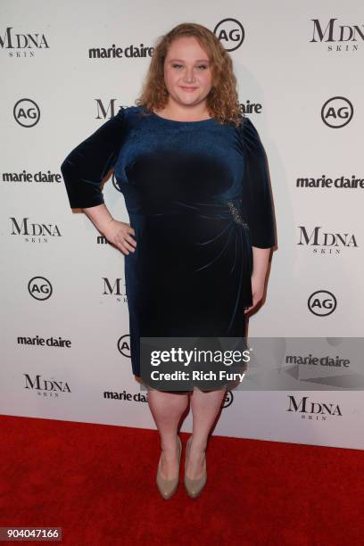 Danielle Macdonald attends the Marie Claire's Image Makers Awards 2018 on January 11, 2018 in West Hollywood, California.