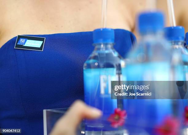 Water on display at the 23rd Annual Critics' Choice Awards on January 11, 2018 in Santa Monica, California.