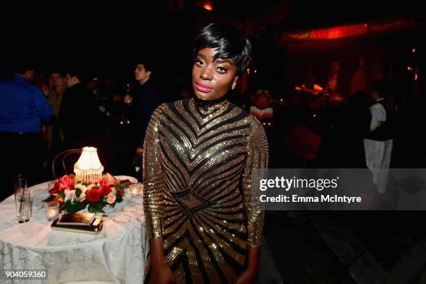 Nimi Adokiye attends The Alienist - LA Premiere Event at Paramount Studios on January 11, 2018 in Hollywood, California. 26144_017