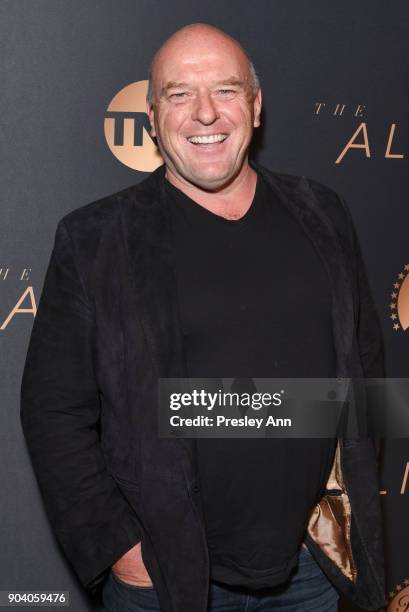 Dean Norris attends Premiere Of TNT's "The Alienist" - Arrivals on January 11, 2018 in Los Angeles, California.