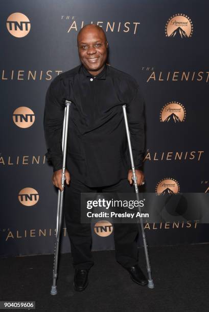Robert Wisdom attends Premiere Of TNT's "The Alienist" - Arrivals on January 11, 2018 in Los Angeles, California.