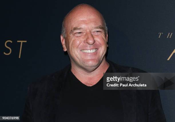 Actor Dean Norris attends the premiere of TNT's "The Alienist" at The Paramount Lot on January 11, 2018 in Hollywood, California.