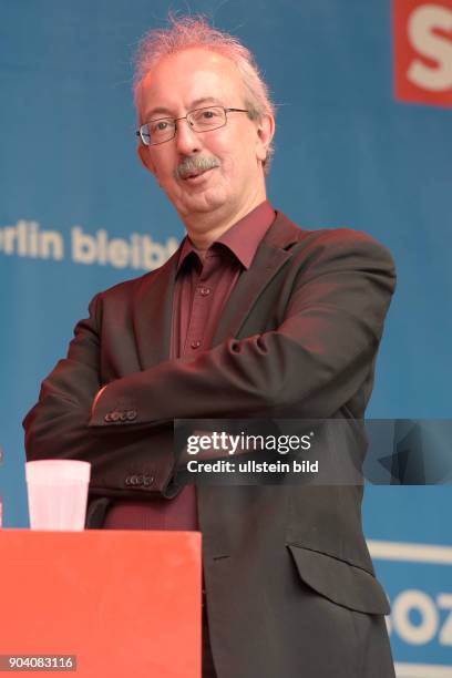 Kandidat Christian Hanke auf dem Sommerfest der Berliner SPD im Vorfeld der Wahlen zum Berliner Abgeordnetenhaus