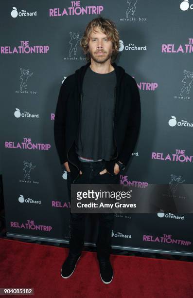 Eric Christian Olsen attends "The Relationtrip" Los Angeles Premiere on January 11, 2018 in Los Angeles, California.