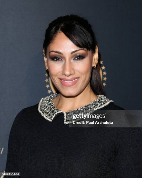 Actress Tehmina Sunny attends the premiere of TNT's "The Alienist" at The Paramount Lot on January 11, 2018 in Hollywood, California.