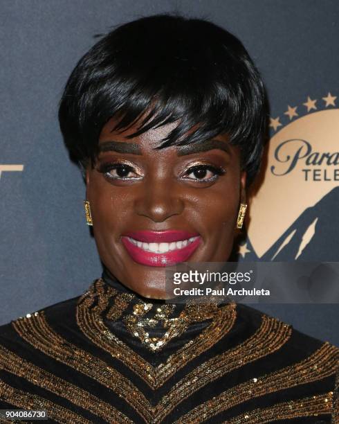 Actress Nimi Adokiye attends the premiere of TNT's "The Alienist" at The Paramount Lot on January 11, 2018 in Hollywood, California.