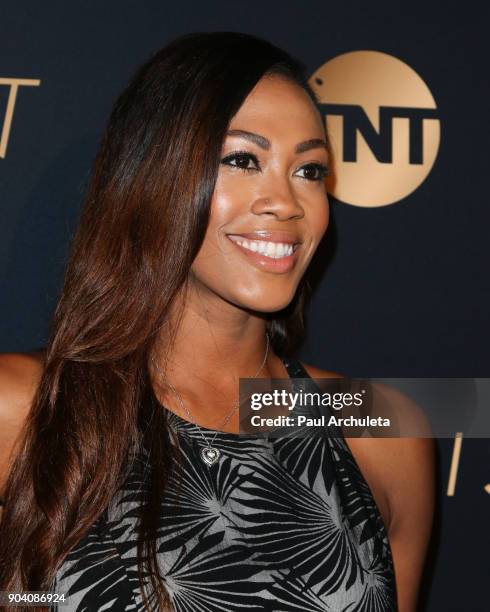 Olympic Volleyball Player Kim Glass attends the premiere of TNT's "The Alienist" at The Paramount Lot on January 11, 2018 in Hollywood, California.