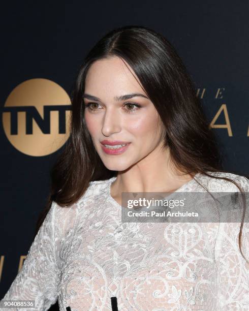 Actress Emanuela Postacchini attends the premiere of TNT's "The Alienist" at The Paramount Lot on January 11, 2018 in Hollywood, California.