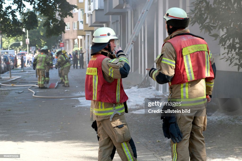 Wohnungsbrand in Berlin-Wedding