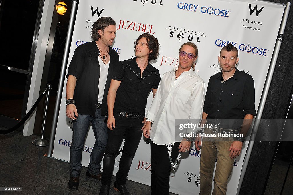 Ed Roland Brothers Collective Soul members Dean Roland, Joel Kosche, Ed Roland and Will ...