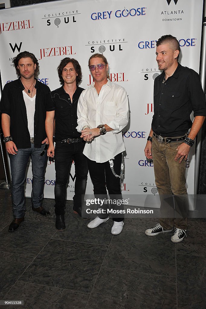 Ed Roland Brothers Collective Soul members Dean Roland, Joel Kosche, Ed Roland and Will ...