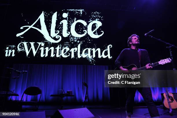 Matt Nathanson performs at the Alice 97.3 Radio concert - Alice In Winterland at The Masonic Auditorium on January 11, 2018 in San Francisco,...