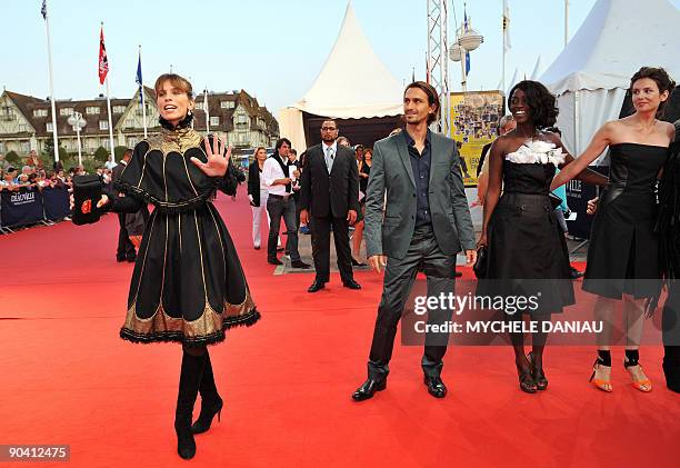 The president of the Jury of the Cartier Most Promising Newcomer Award of the 35th edition of the American Film Festival of Deauville, French...