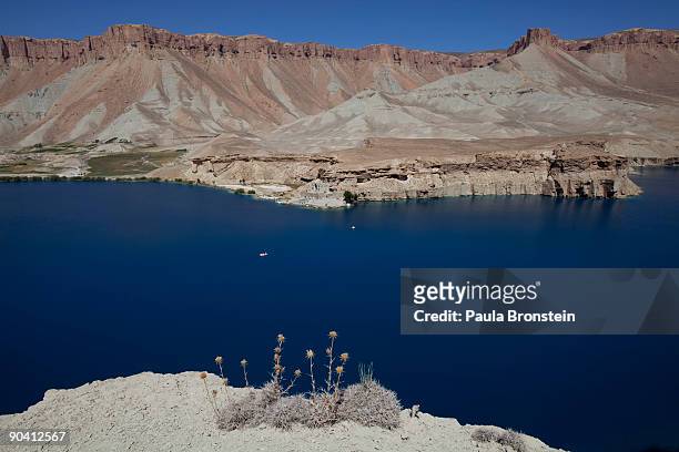 One of the six lakes that make up Band-E-Amir National Park is seen September 6, 2009 in Band-E-Amir, Afghanistan. Located in the province of the...