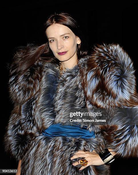 Fashion designer Roksanda Ilincic attends the Bistroteque Annual Drag Ball at The Royal Opera House on September 6, 2009 in London, England.