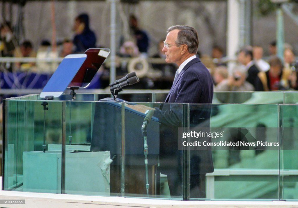President Bush Delivers Inaugural Address
