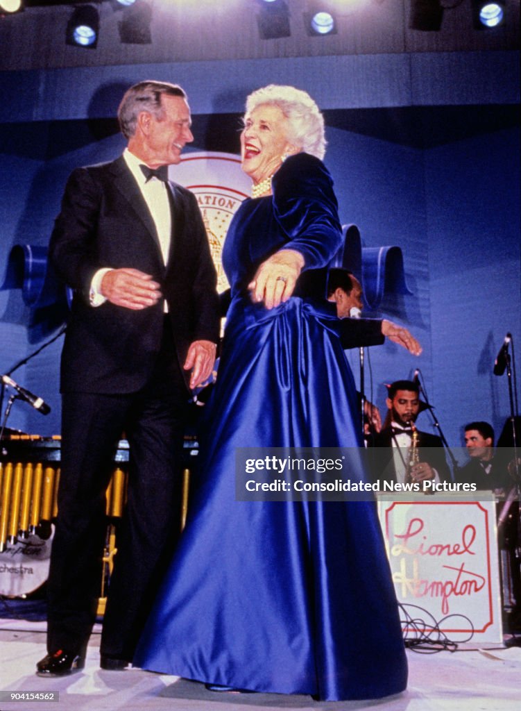 The Bushes At Inauguration Ball