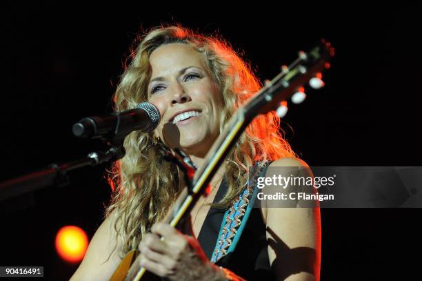 Guitarist/Singer Sheryl Crow performs during the 2009 Bumbershoot Music Festival at Seattle Center on September 5, 2009 in Seattle, Washington.