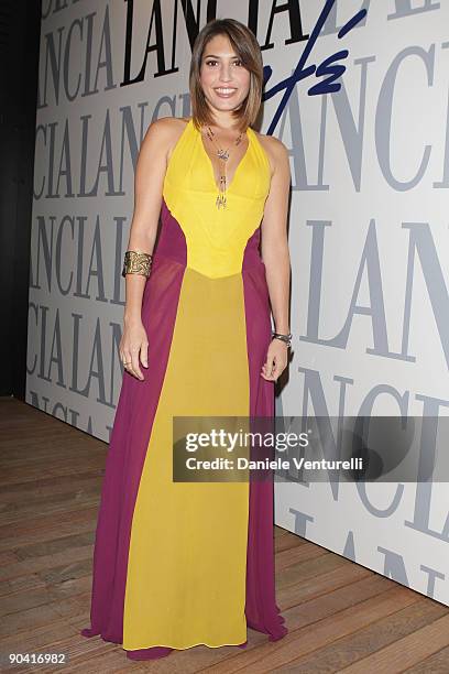 Singer Ariana attends the Kineo Diamanti Al Cinema Award Ceremony at the Lancia Cafe during the 66th Venice Film Festival on September 6, 2009 in...