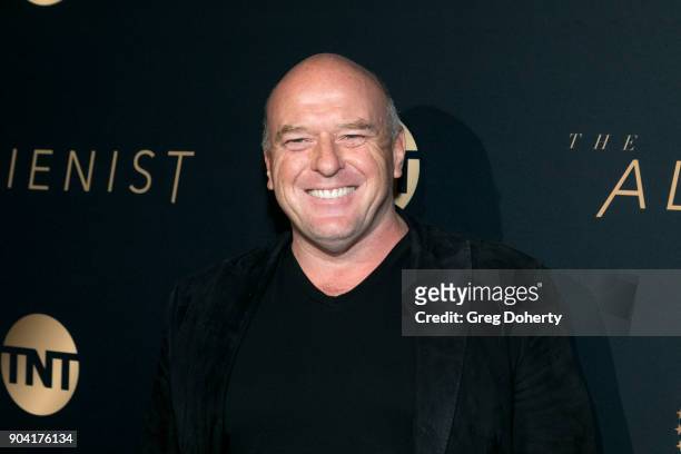 Actor Dean Norris attends the Premiere Of TNT's "The Alienist" on January 11, 2018 in Hollywood, California.