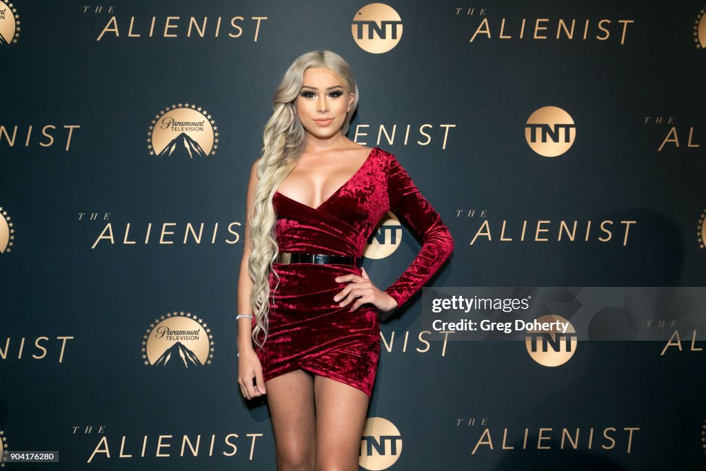Eden Estrada attends the Premiere Of TNT's "The Alienist" on January