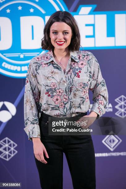 Spanish actress Adriana Torrebejano attends the 'Cuerpo De Elite' photocall at ME Reina Victoria Hotel on January 12, 2018 in Madrid, Spain.