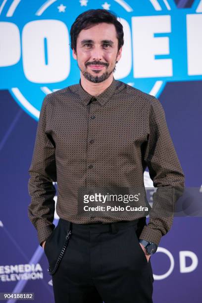 Spanish actor Canco Rodriguez attends the 'Cuerpo De Elite' photocall at ME Reina Victoria Hotel on January 12, 2018 in Madrid, Spain.