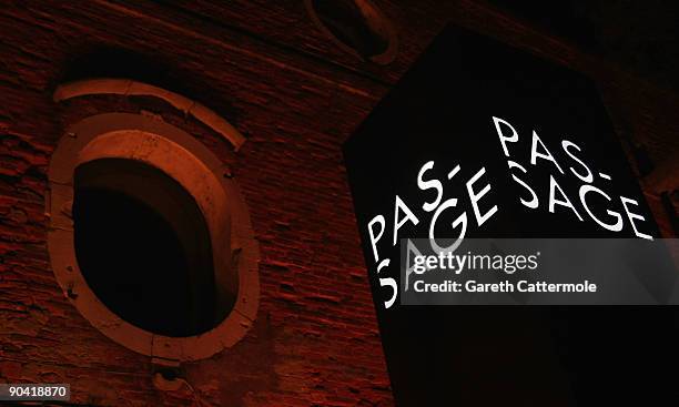 View of the Swarovski hosted 'The Passage' Party during the 66th Venice Film Festival on September 6, 2009 in Venice, Italy.