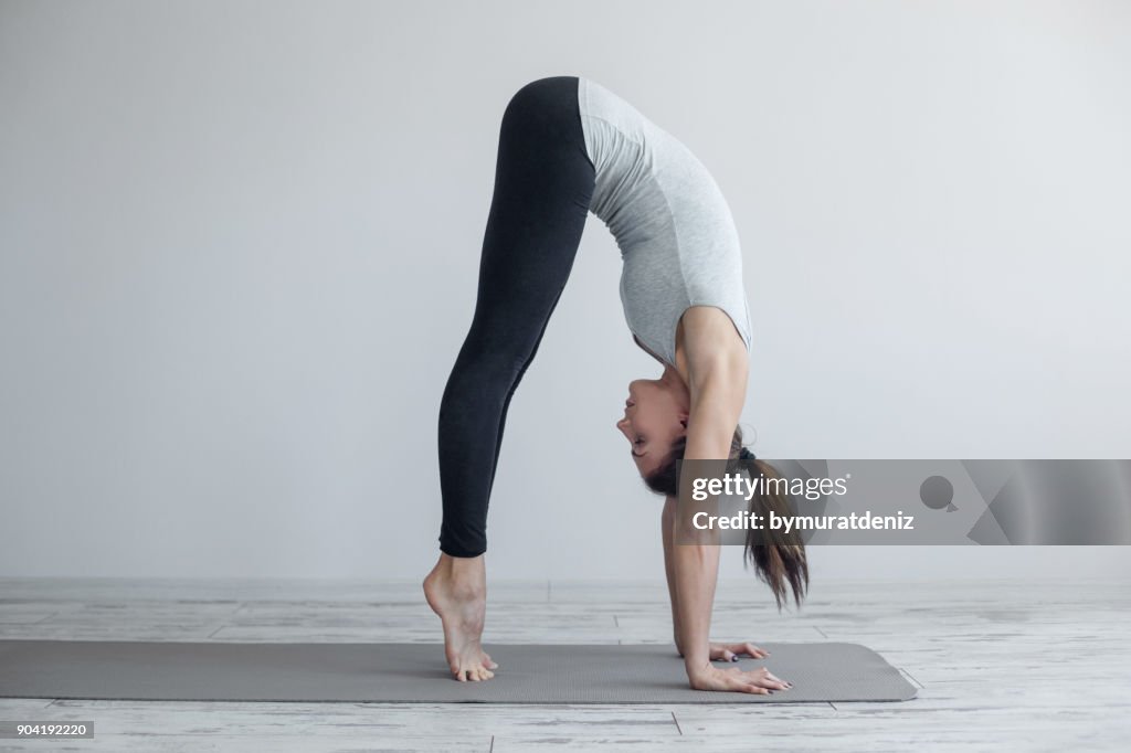 Ready for handstand pose