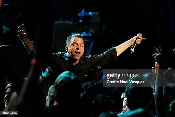 Jesse Wagner of The Aggrolites performs at the Vans Warped Tour 15th Anniversary Celebration at Club Nokia on September 6, 2009 in Los Angeles,...