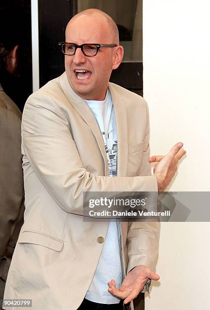 Director Steven Soderbergh attends "The Informant!" Photocall at the Palazzo del Cinema during the 66th Venice Film Festival on September 7, 2009 in...