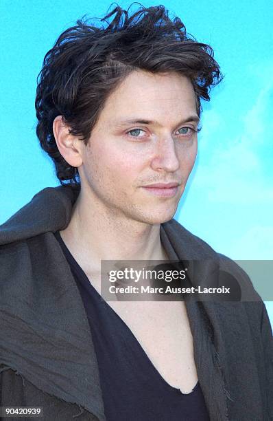 French Singer Raphael attends Jury of the Cartier photocall during the 35th edition of the American Film Festival of Deauville, on September 7, 2009...