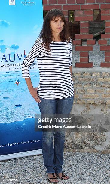 Maiwenn attends Jury of the Cartier photocall during the 35th edition of the American Film Festival of Deauville, on September 7, 2009 in Deauville,...