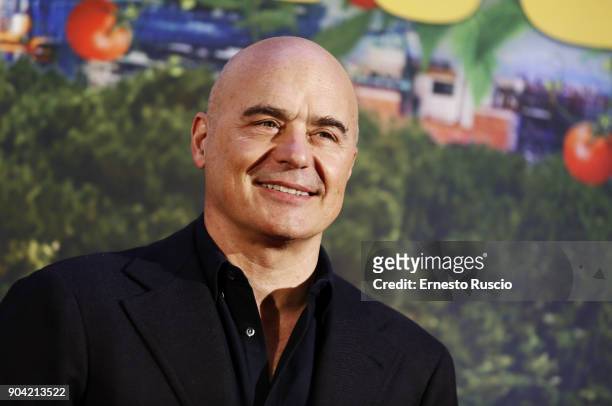 Luca Zingaretti attends 'Il Vegetale' photocall In Rome at Hotel St Regis on January 12, 2018 in Rome, Italy.